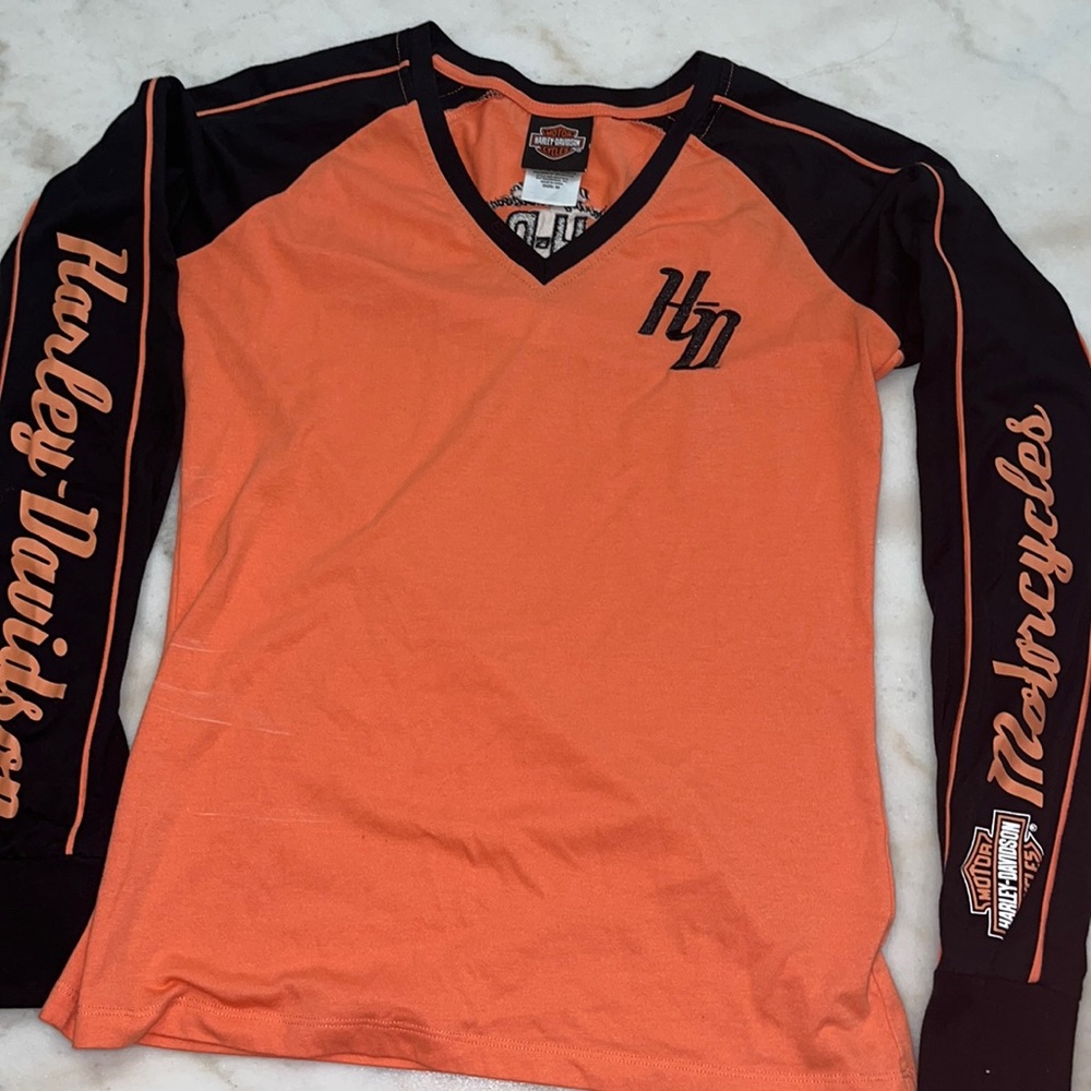 Harley Davidson v neck shirt